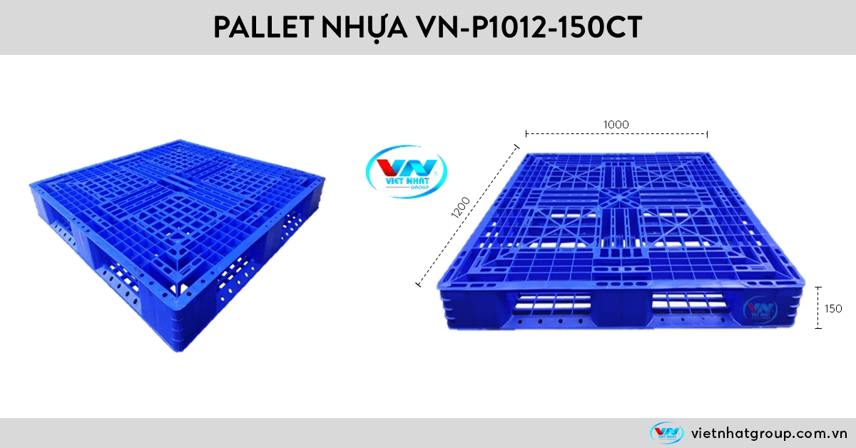Pallet nhựa Việt Nhật VN-P1012-150